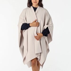 Los Angeles Apparel Heavy Cotton Rib Poncho